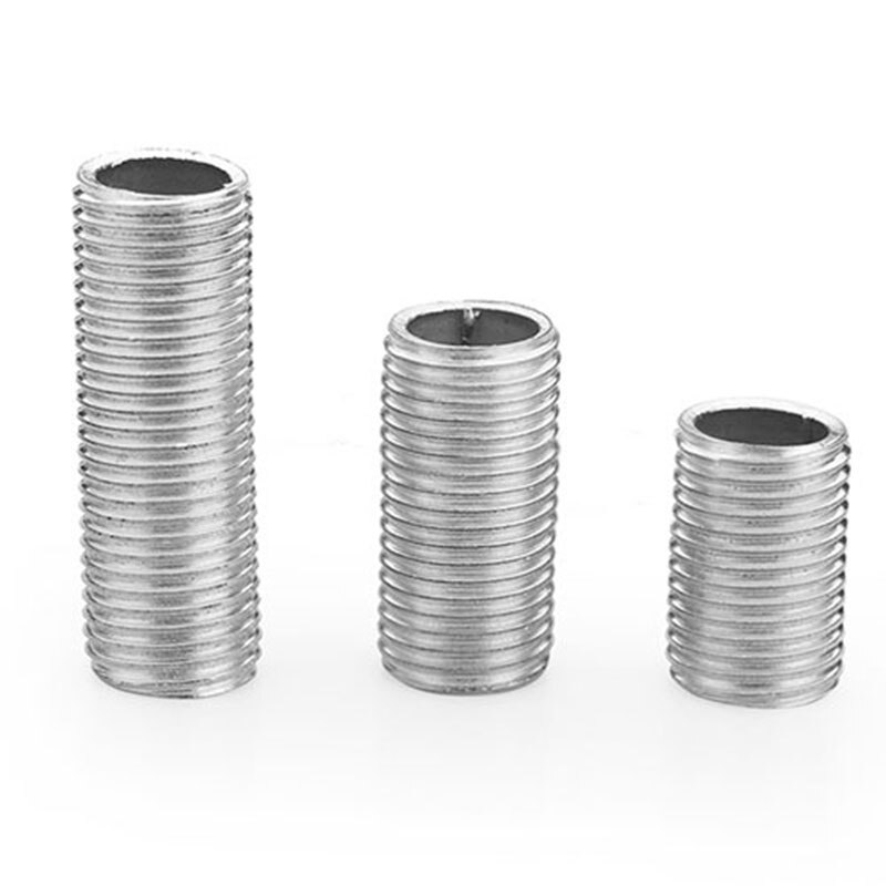 M10 teräksinen ontto ruuvi pituus 10-100mm jako 1.0 lampun valotangon liitinruuvi ripustettava kattovalaisimen liitinjohto läpi
