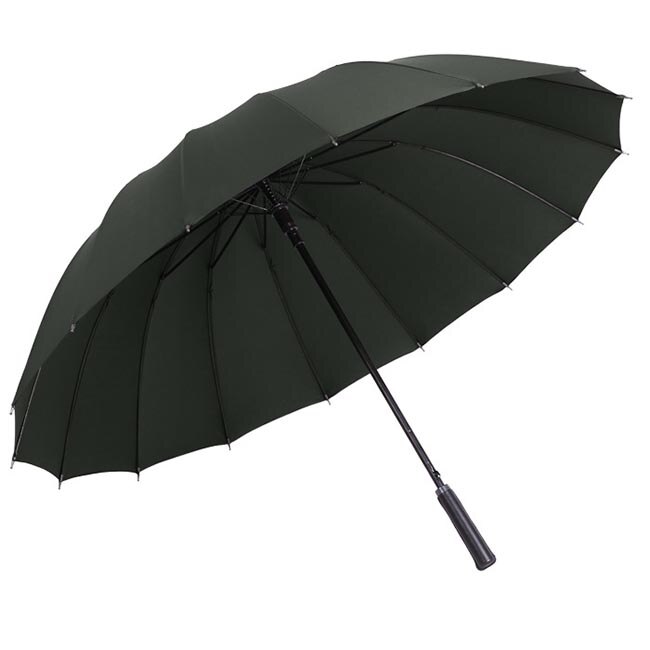 Parapluie demi-automatique pour 1 à 2 personnes, 16K, de luxe, coupe-vent, droit: 8