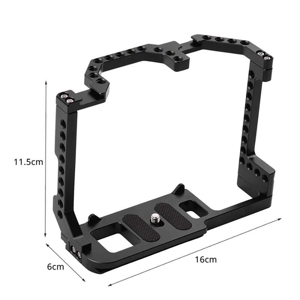 Bgning Aluminium Camera Nauwsluitend Kooi Voor Canon Eos 70D 80D 90D Behuizing Case Beschermende Frame Met Koud Schoen mount 1/4 &quot;Gaten: Default Title