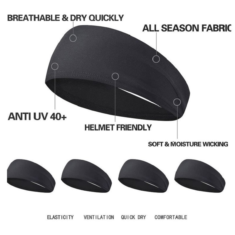 Diadema deportiva para correr, Fitness, banda elástica absorbente para el sudor, ciclismo, correr, tenis, Yoga, gimnasio, banda para la cabeza, vendaje para el cabello para hombres y mujeres