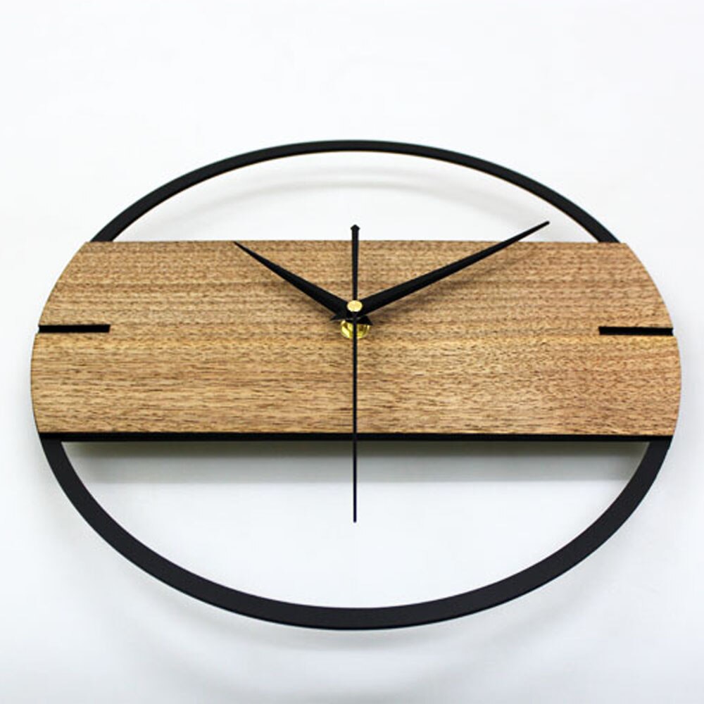 wandklokken Moderne Minimalistische Wandklok Woonkamer Nordic Klok Muur Slaapkamer Kantoor Vierkant Groot Digitaal Wandhorloge Stille Quartz Klok 13 Inch Zwart Klokken voor woonkamer decor (C) Made in