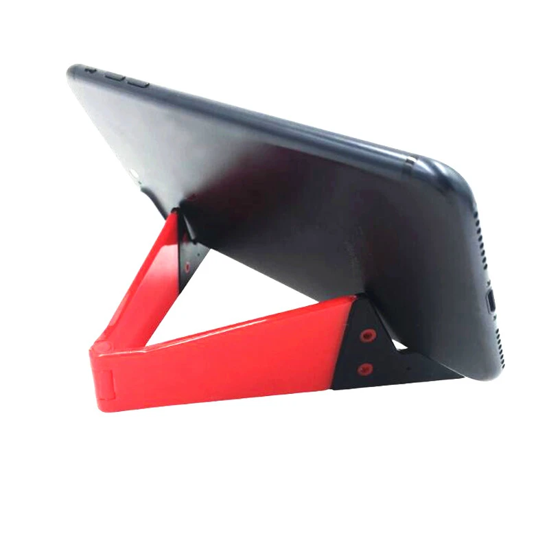 Foldable V Shape Cellphone Stand Holder Mobile Tablet Adjustable Desk Support Holder Rack Cellphone Tabletop Holder
