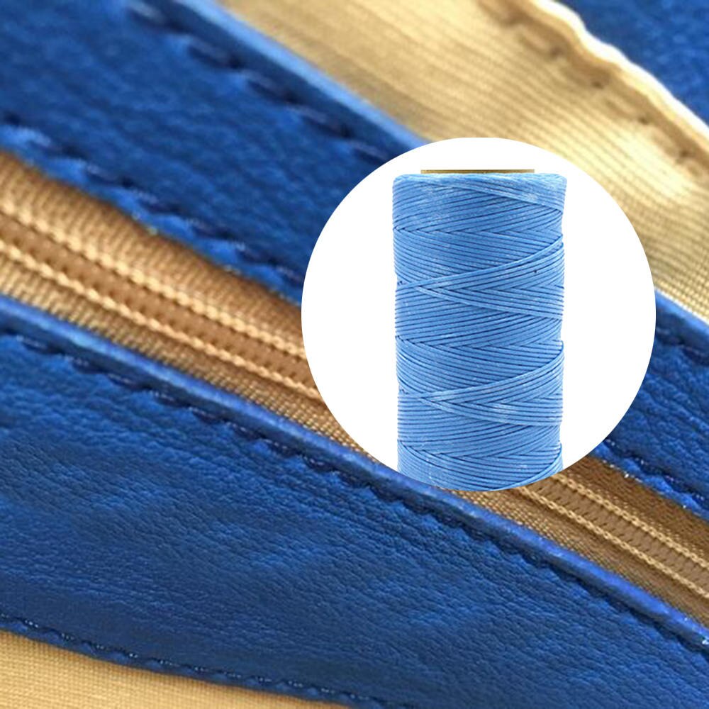 200m Waxed Thread 150D Flat Sewing Thread DIY Handicraft Leather Products for DIY Handicraft Tool Hand Stitching