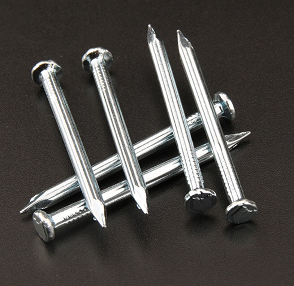 flat head Concrete nails Hardened Fluted Tiling High Strength Concrete Steel Nails