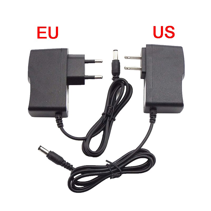 3V 1A 1000ma Ac 100V-240V Dc Voeding Adapter Plug Converter Voor Led Strip Light cctv Charger Switch 5.5X2.5Mm Us/Eu Plug W1