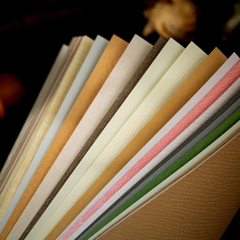 4Style Special Paper Source Material Notebook Phase I A Little While Series Ins Retro DIY Blend Base Decoration Scrapbooking