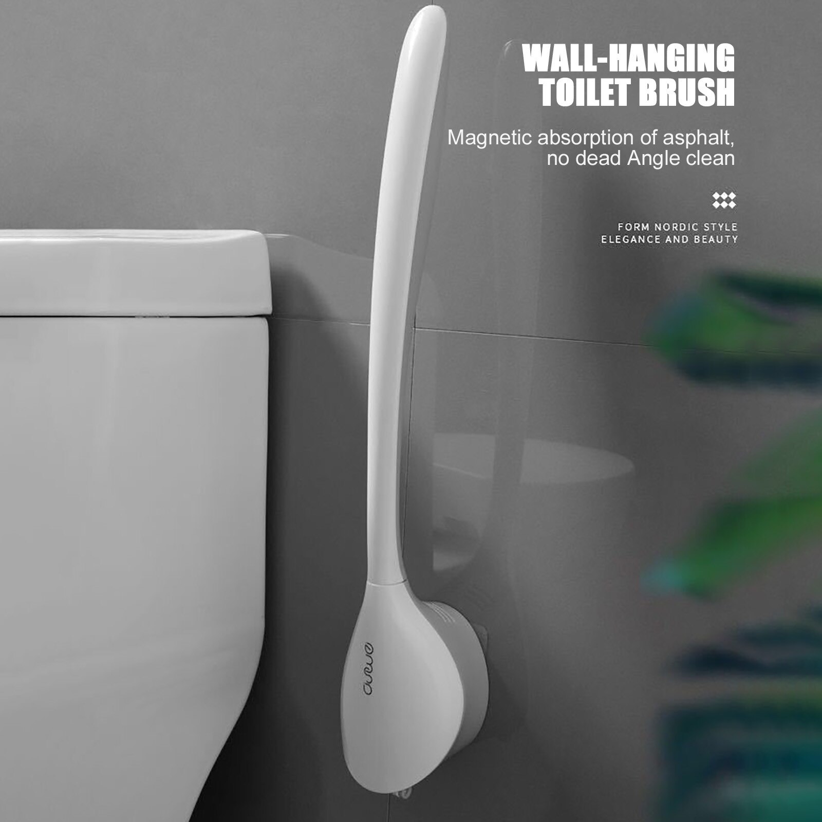 brosse toilette silicone brosse wc outils de nettoyage Nettoyeur