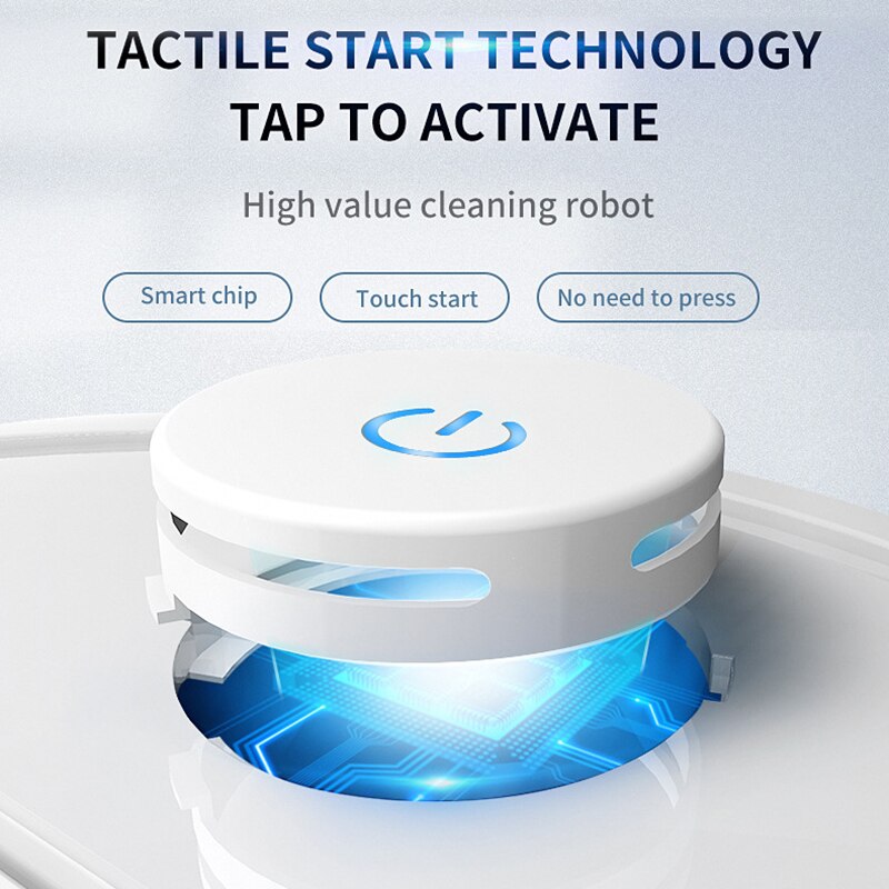 Smart Floor Robot Vacuum Cleaner Touching Rechargeable Thin Vacuum Cleaner GR5