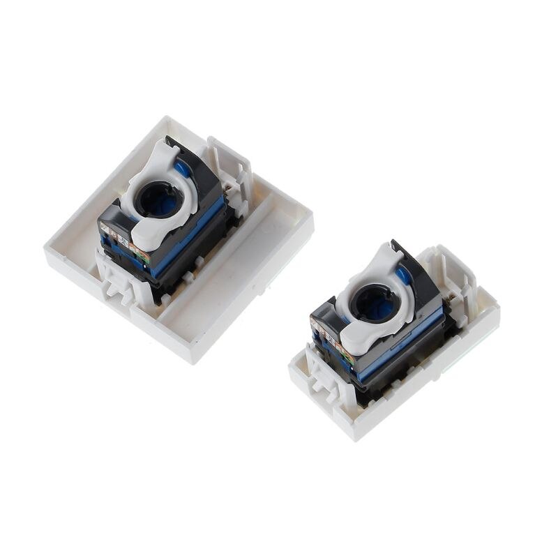 CAT6 Network Module Information Socket RJ45 8P8C Connector Adapter Keystone Jack Standard Wall Plate G88D
