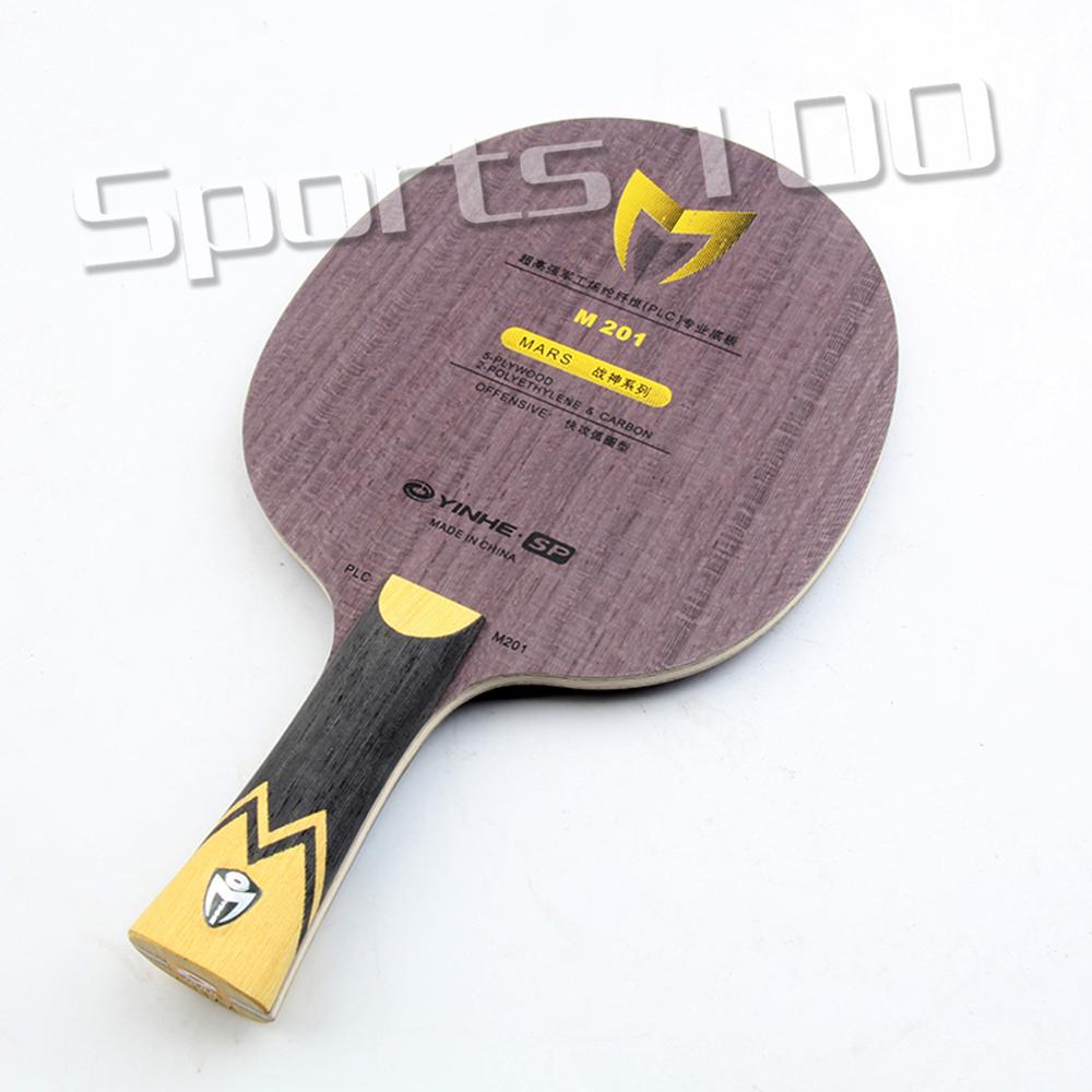 Yinhe PLC fiber table tennis blade M101 M201 Fiber Table Tennis Racket C.T.T.A.A. 5 PLY WOOD WITH 2 PLY PLC