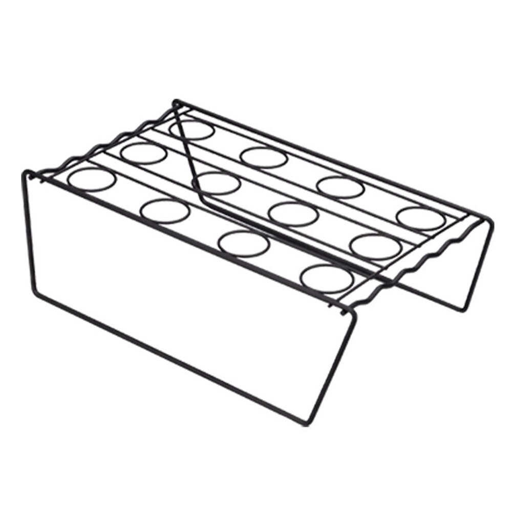 16 Hole Ice Cream Holder Stainless Steel Ice Cream Cones Holder Stand For Wedding Party Buffet Display Kitchen Tool: A