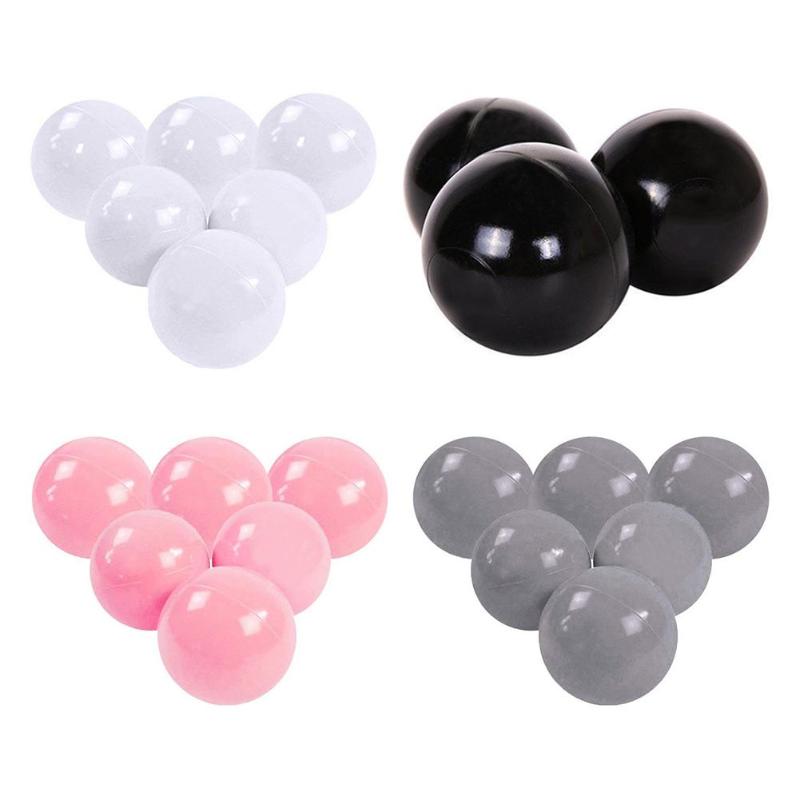 50/100pcs PVC Amaretto Palle Oceano Bambini Del Bambino Colorato Piscina Mare Balls Giocattolo per il Nuoto Piscina Giocare Giocattoli regali per I Bambini Del Bambino