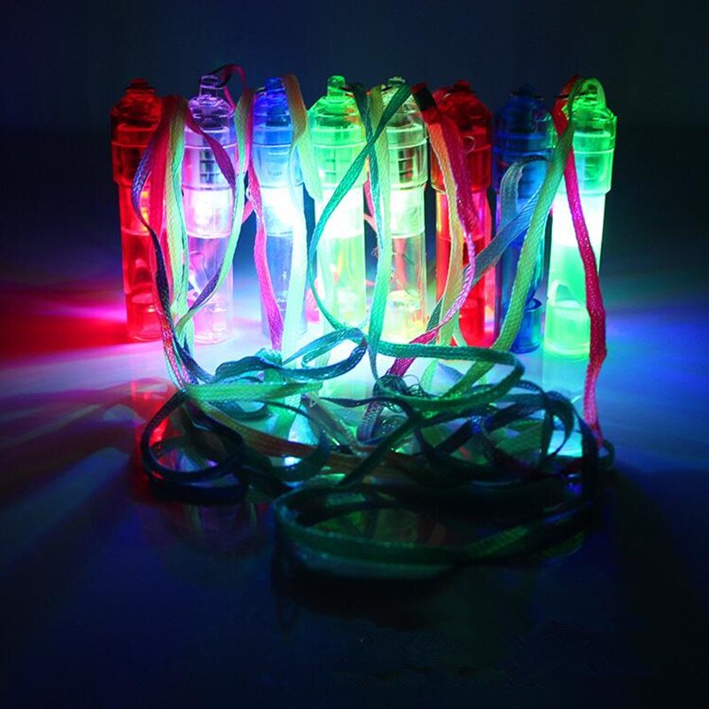 LED Flashing Whistle Light Up Glowing Whistles Bar KTV Nightclub Cheer Props Noise Maker Halloween Party Supplies