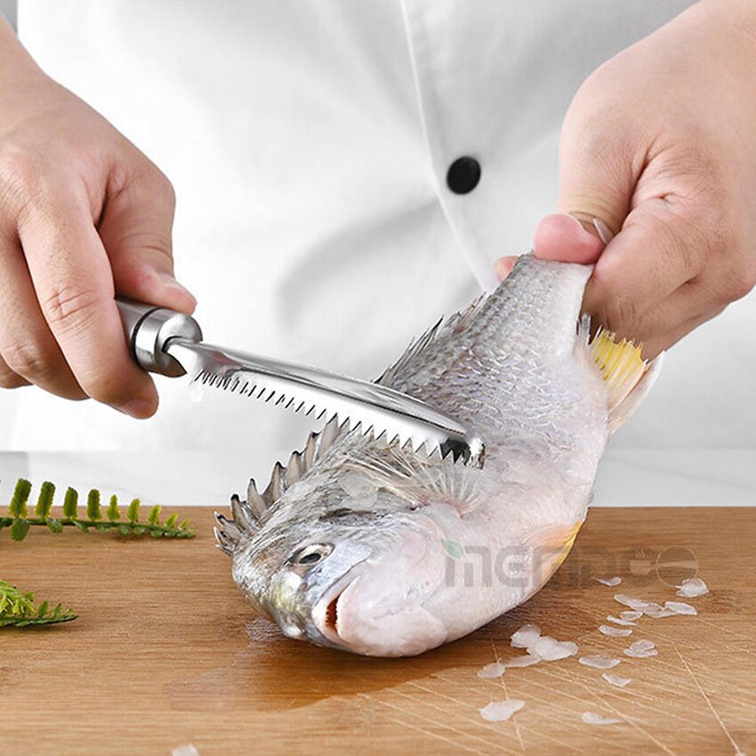 Memdoo Schubben Cleaner Rvs Vis Schoonmaken Gereedschap Schrapen Vis Schaal Remover Vis Scalers Keuken Koken Gereedschap