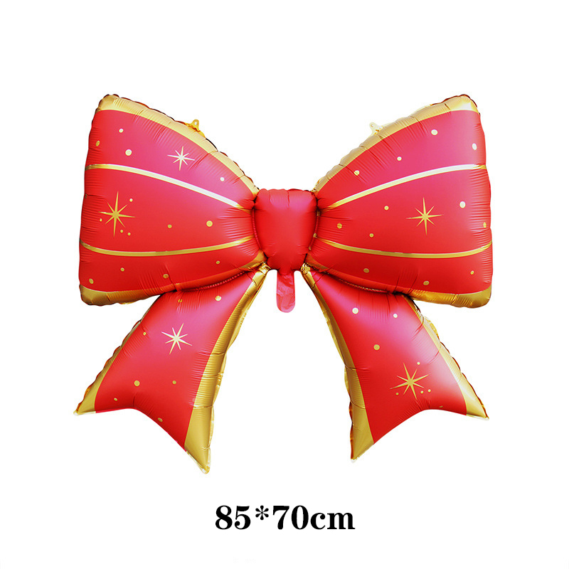 Strikvormig thema folie matte strik kinderverjaardagsfeest decoratie grote vlinderballon fotorekwisieten jubileum evenement decoratie: Pruim