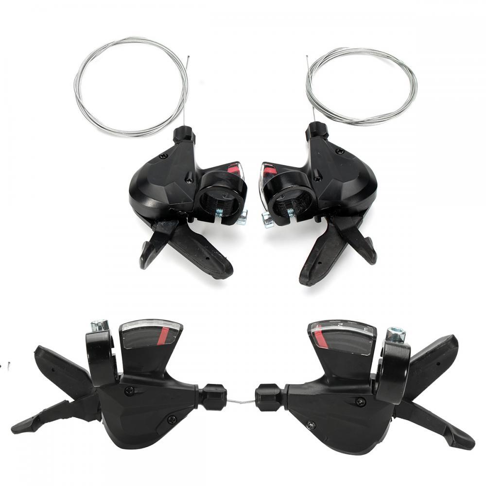 Levier gauche/droite pour vtt Shimano Acera SL-M310, 1 paire, 3x8 vitesses, avec câble de changement de vitesse, poignée de disque, pièces de bicyclette