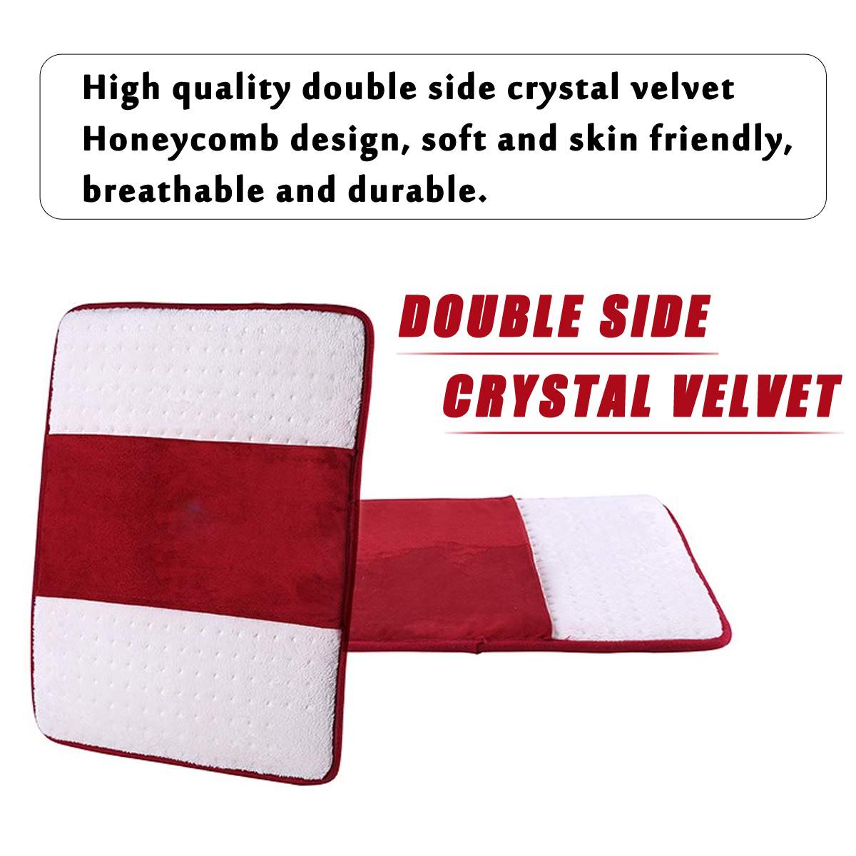 220V électrique coussin chauffant tapis chauffant couverture chauffante lit tapis pieds coussin cou dos épaule soulagement de la douleur corps maison Offic