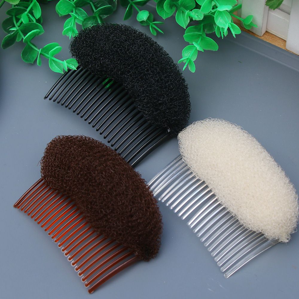 1pcs Profession Hair Styler Volume Bouffant Beehive Shaper Bumpits Foam On Clear Comb Hair Styling Accessories For Women Girls