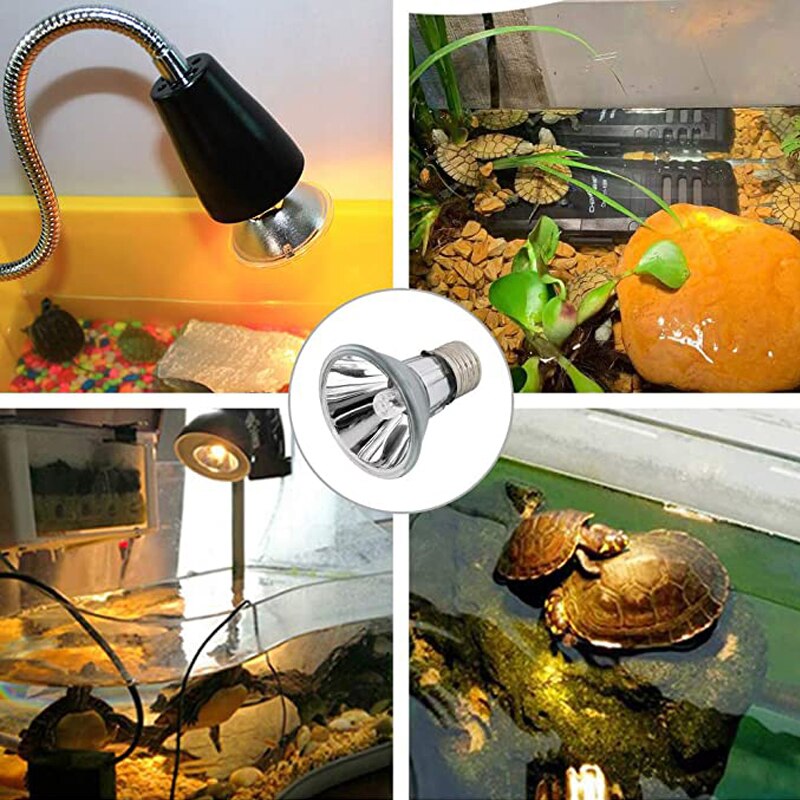 BENE – lampe solaire à spectre complet UVA + UVB, ampoule halogène Spot pour couveuse, tortue, lézard, amphibie Dragon barbu, Terrarium