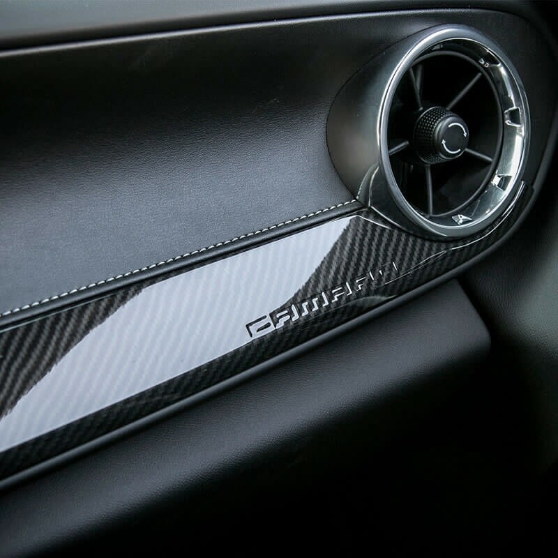 Copilot Dashboard Panel Cover Trim Carbon Fiber for Chevrolet Camaro + KO