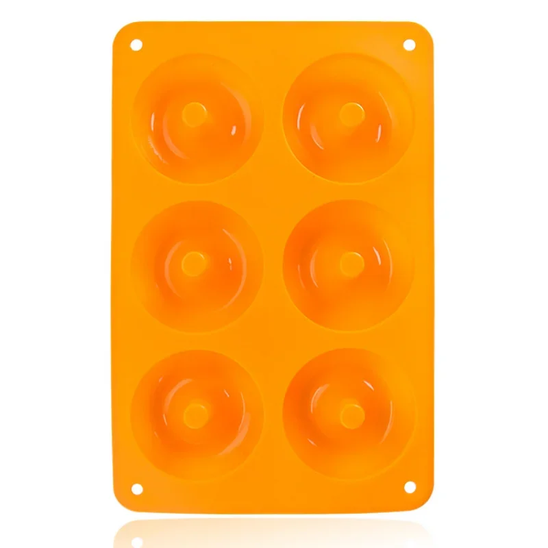 Silikone non-stick bageform til donuts, chokolade, wienerbrød, brød, kage og dessertværktøj