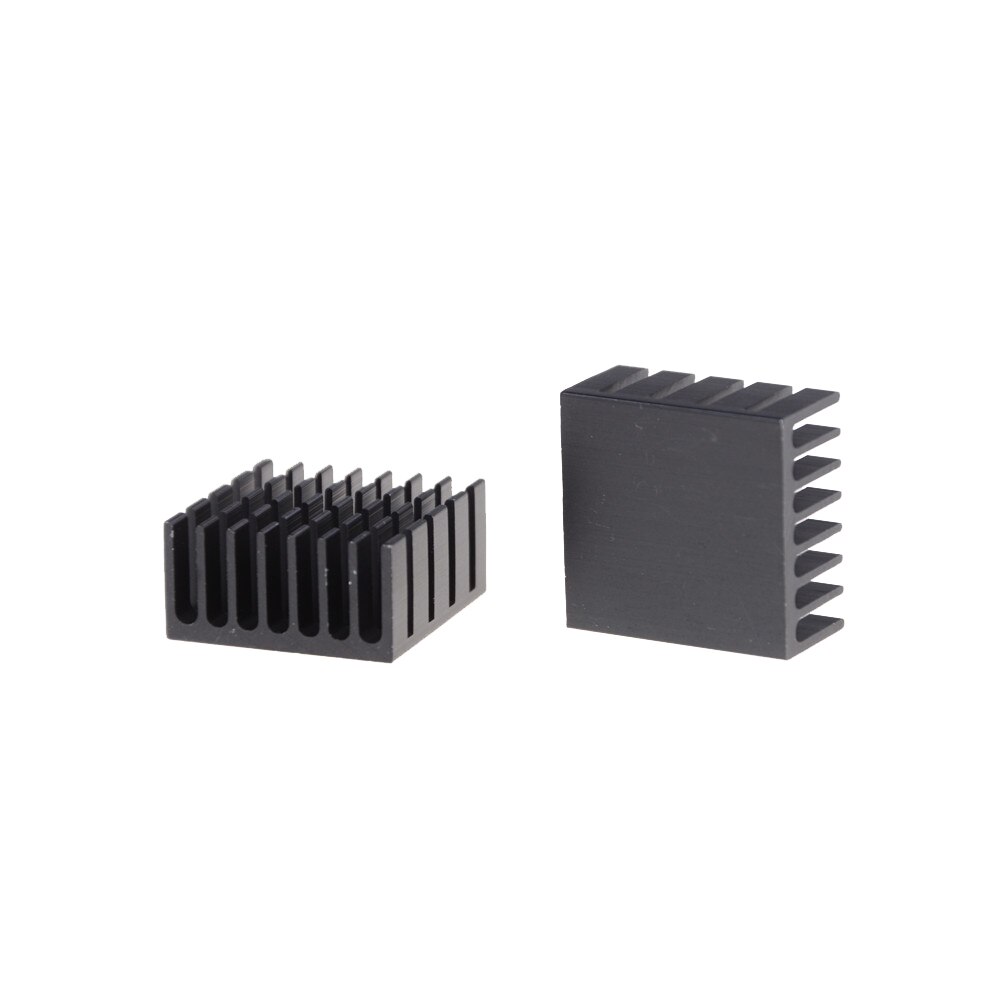 10Pcs/lot 20mm x 20mm x 10mm Heat Sink Heatsinks Cooling Aluminum Radiator Black Color