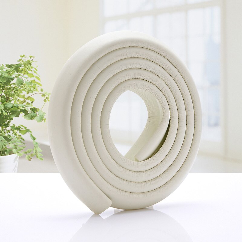 2M Children Protection Child Protection Corner Protector Baby Safety Guards Edge &amp; Corner Guards Solid Angle Form Single: white