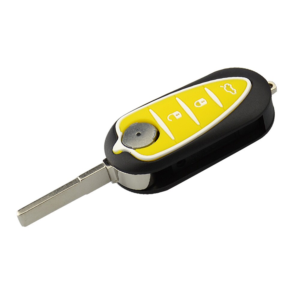Okeytech 3 Knoppen Flip Vouwen Afstandsbediening Autosleutel Shell Voor Alfa Romeo Mito Giulietta159 Gta Vervangende Auto Sleutel Cover Ongesneden blade