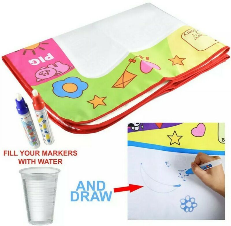 Aankomst Kid 'S Tekening Water Pen Schilderen Doodle Aquadoodle Mat Board Kinderen Speelgoed