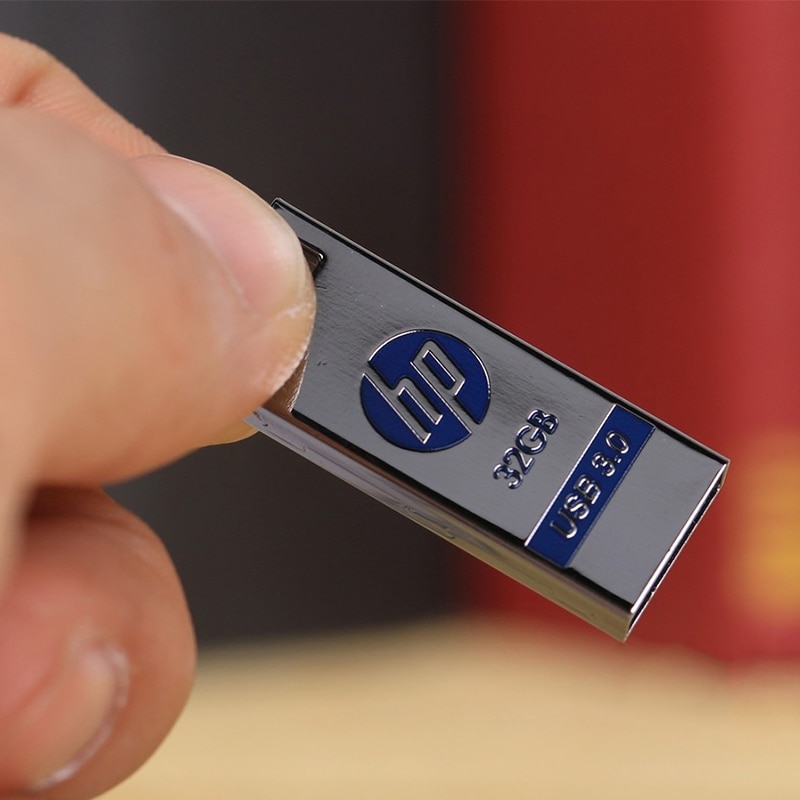 Unidad Flash HP Metal USB3.0 128GB Pendrive 64GB 32GB 16GB memoria de alta velocidad para ordenador portátil TV Coche