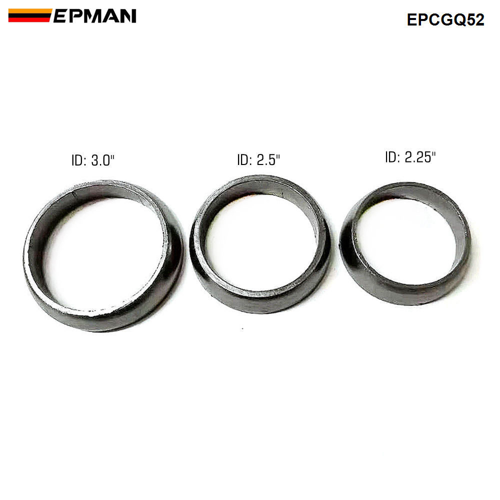 EPMAN Rennen Auspuff Krapfen Ring zerquetschen Dichtung Auspuff Krapfen Kollektor Dichtung Graphit Auspuff Dichtung Hohe Temperatur EPCGQ52