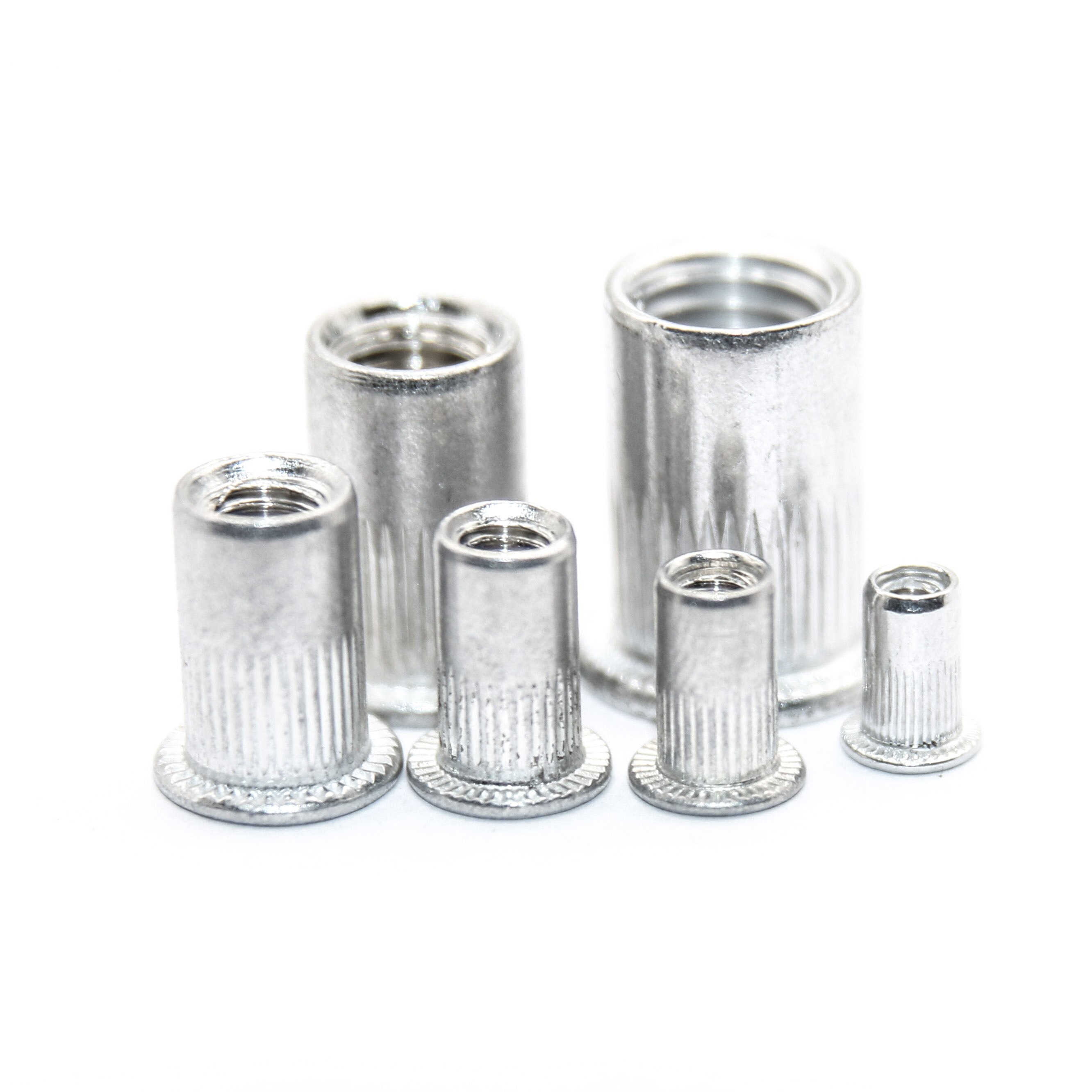 70PCS Aluminum Insert Rivet Nut M3/M4/M5/M6/M8/M10 with box bolt and nut furniture CN(Origin)