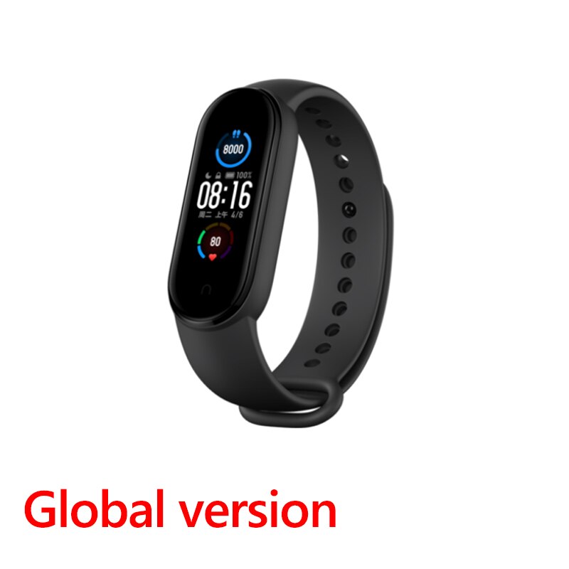 Xiaomi Originale Fascia 5 Braccialetto Intelligente AMOLED Schermo Variopinto di Frequenza Cardiaca Fitness Tracker Bluetooth 5.0 Impermeabile Miband5: style 2