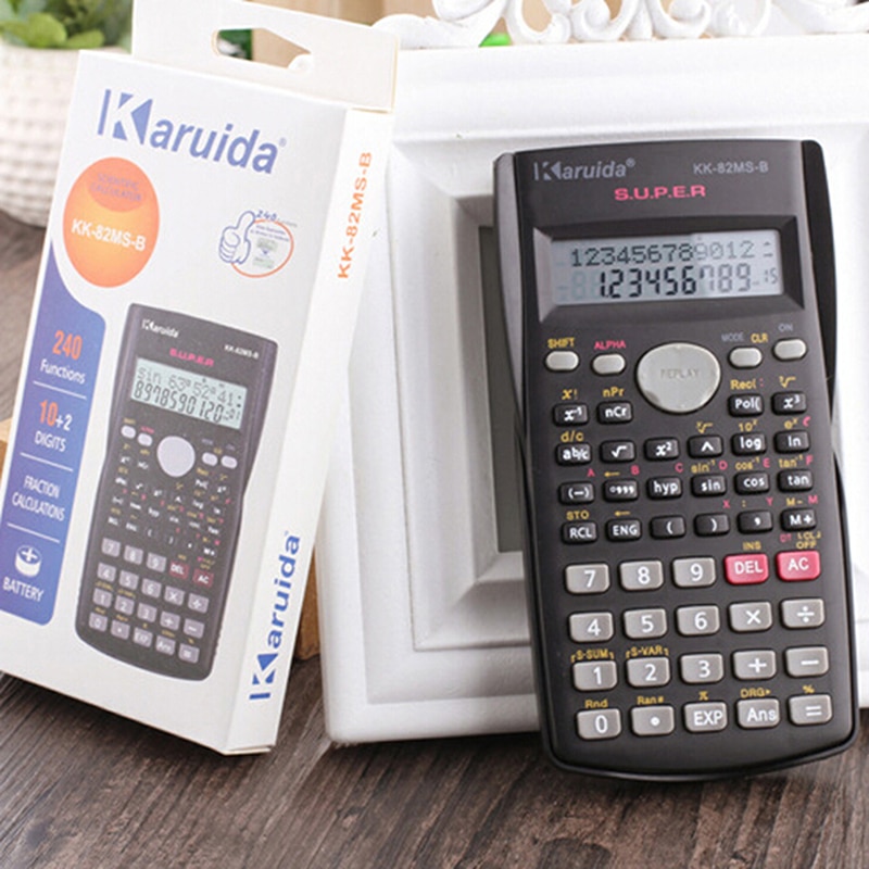 Rechner Handheld Multi-funktion 2-Linie Display Di... – Vicedeal