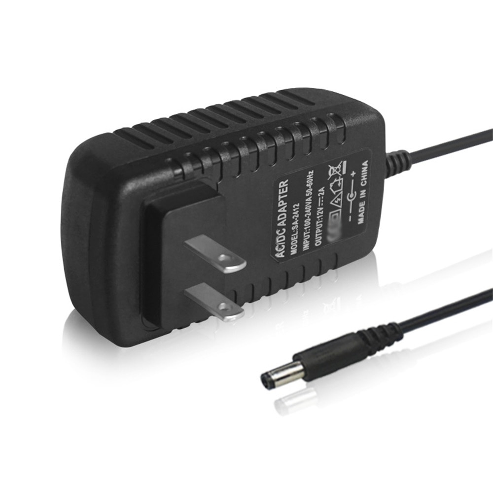 100-240 V AC à DC adaptateur d'alimentation chargeur adaptateur 5 V 12 V 1A 2A 3A 0.5A US EU prise 5.5mm x 2.5mm pour interrupteur LED lampe à bande