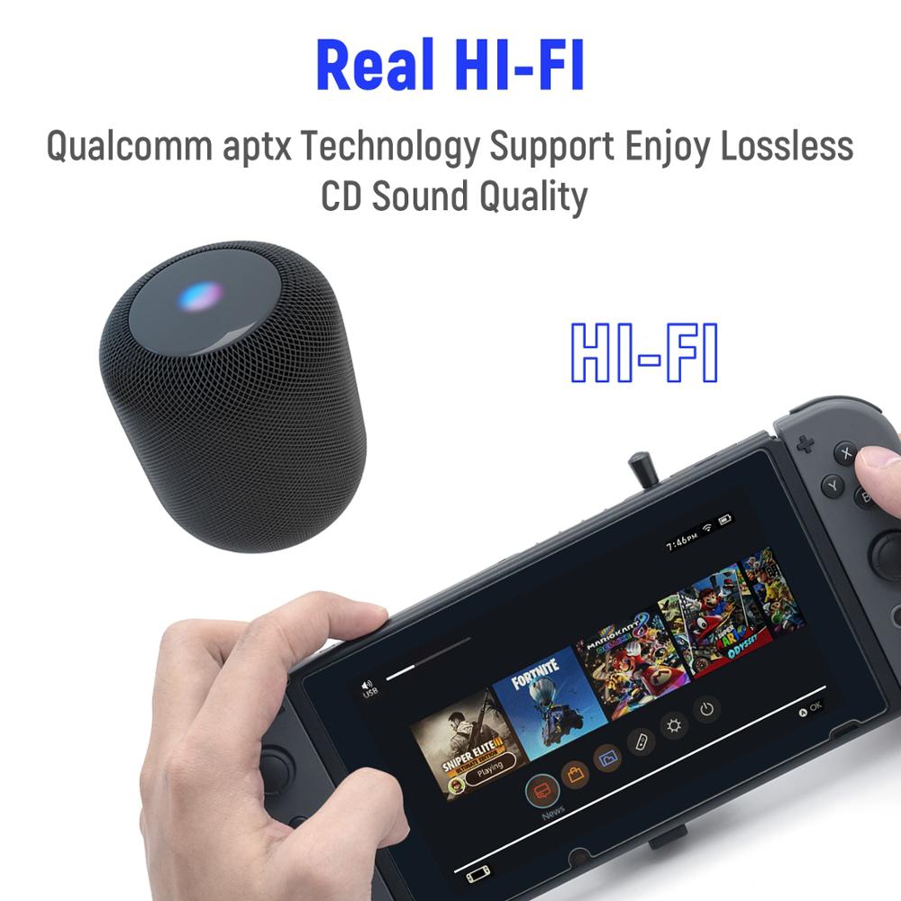 Gulikit upgrade-zubehörpaket für usb-c-adapter mit 3.5mm mini-mikrofonen für route+/route air für nintendo switch