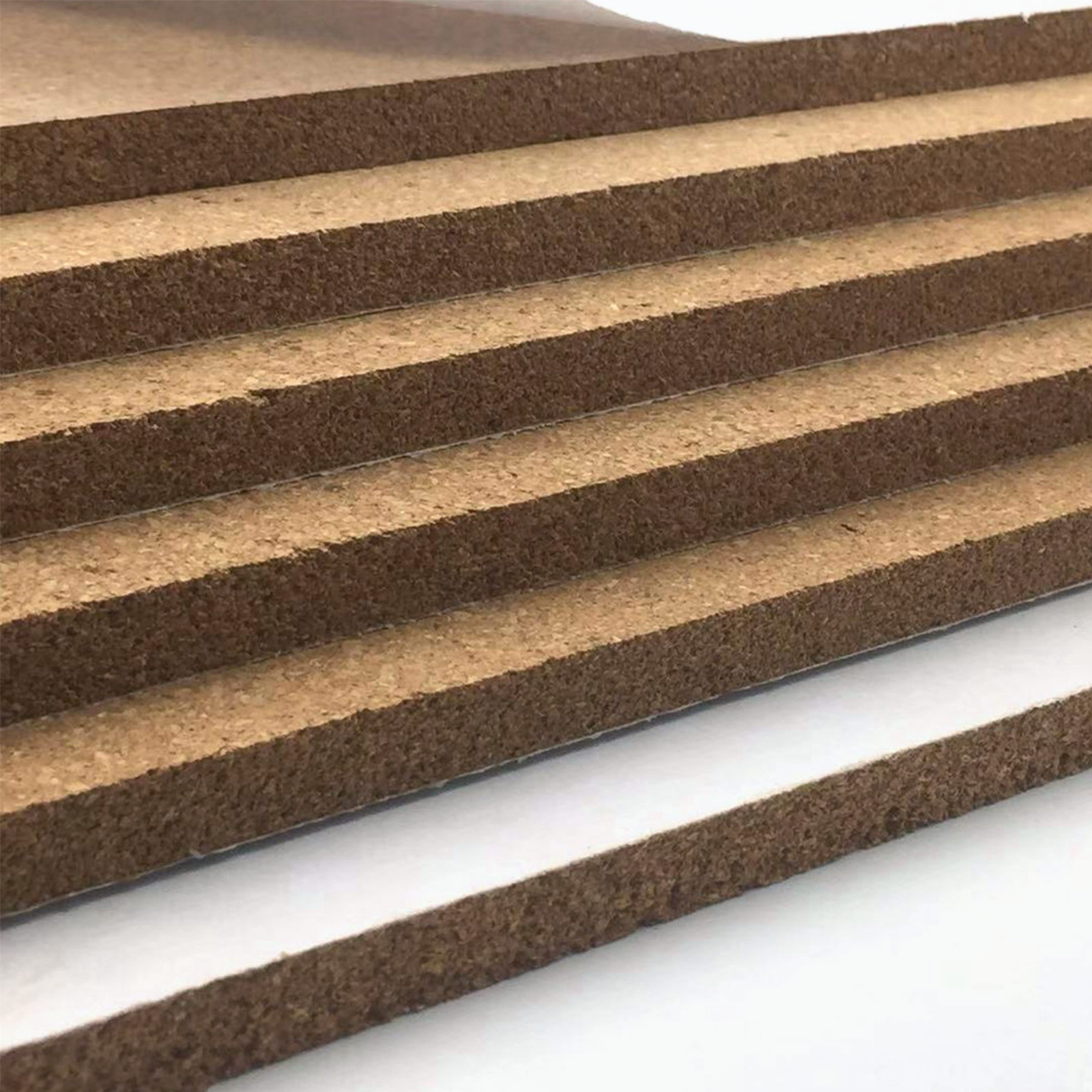 4Pcs 1.2cm (0.47inch) Cork Board Tiles Thick Bulletin Board Mini Wall With Pins For Strong Self Adhesive Backing Not Hurt