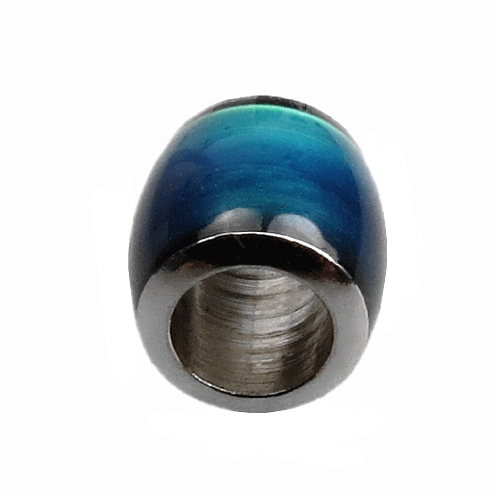Perles d&#39;humeur thermosensibles, 5 pièces, breloques d&#39;espacement de baril pour collier et Bracelet 7x7mm