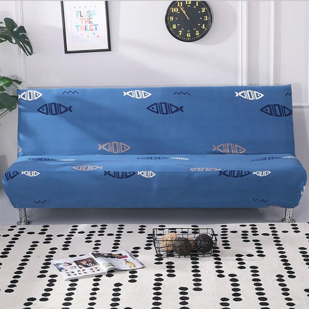 Universele bankhoes woonkamer schattig dierenpatroon bankhoes elastische hoezen voor 160cm to 190cm banken zonder armleuningen
