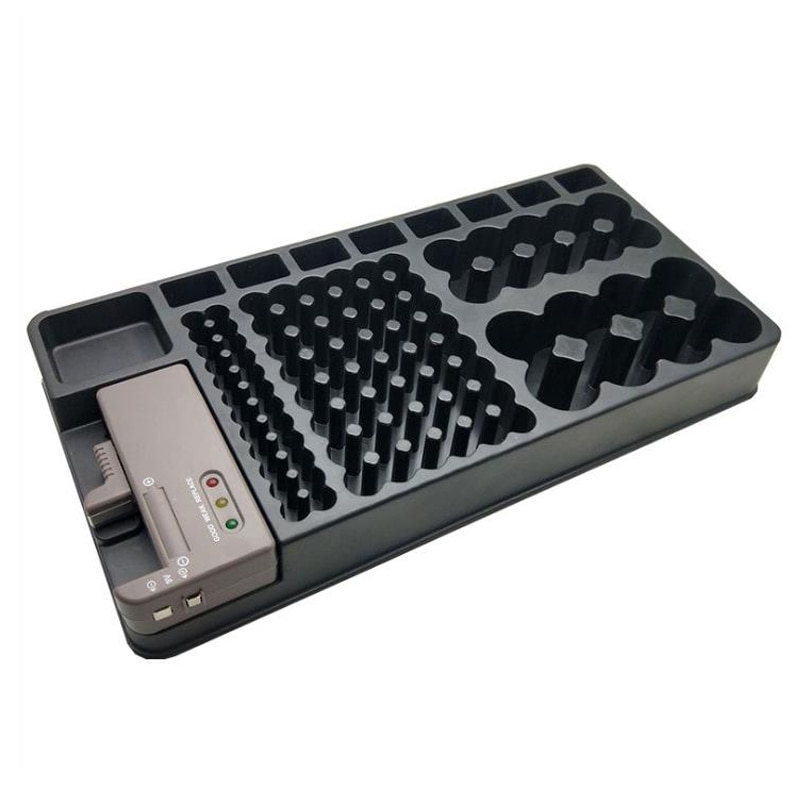 Fghgf Opslag Batterij Organizer Houder Batterij Case Houders Batterij Checker Voor Aaa Aa Cd 9V W/Tester rack Doos