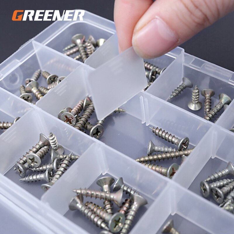 Portable Removable Jewelry Tool Storage Box Container Ring Electronic Parts Screw Beads ​Organizer Plastic Case