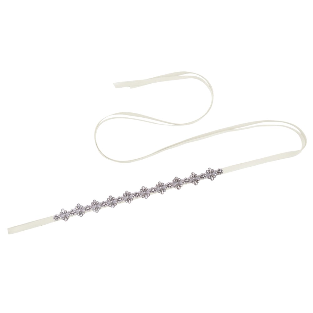 OLOMLB Cintura per Abito Da Sposa Da Sposa di applique Da Sposa Da Sposa Strass fascia Cinture Donna Cinture per il Nero Abiti Da Cerimonia: Beige