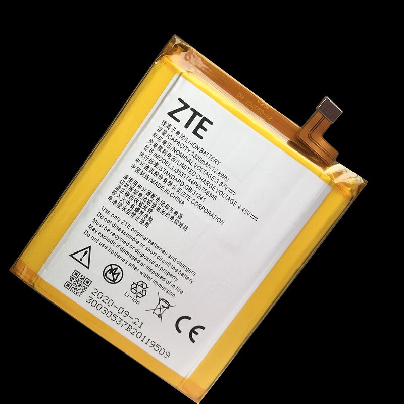 Originele 3320Mah Li3933T44P6h756346 Batterij Voor Zte Axon 7 A2017 A2017G A2017U Batterij Li3931T44P8H756346