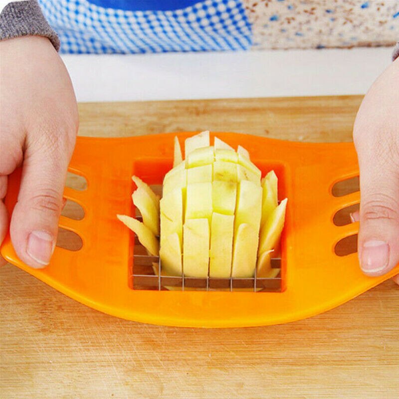 Vegetable Potato Slicer Chips Cutter Chopper Kitchen Tool Stainless Steel Multifunctional Potato Slicer