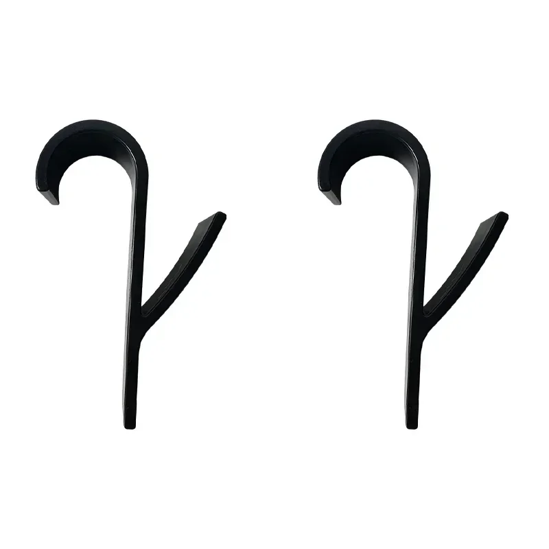 Keuken Badkamer Hanger Clips Magazijnstellingen Wit Doorzichtige Hanger Verwarmde Handdoek Radiatorrail Kleding Sjaal Hanger Haken Houder: COFFEE