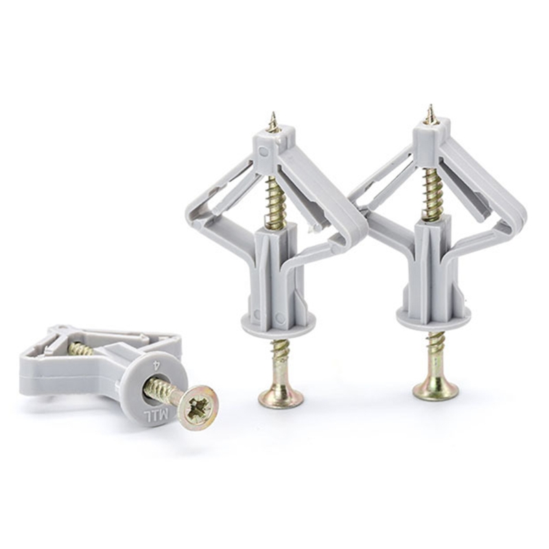 Hollow Wall Anchors Plasterboard Plugs &amp; Screws Aircraft/Butterfly Expansion Anchors Bolts Frame Fixings Expansion Tube