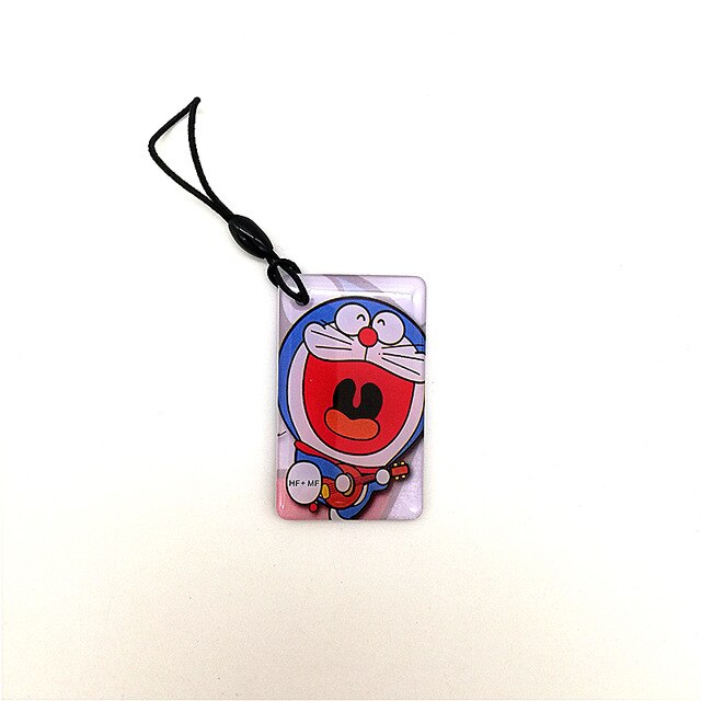 125khz t5577 rfid 13.56mhz uid 2 em 1 mutável s50 1k nfc ic + id regravável composto chave tag keyfob token anel chaveiro cartão