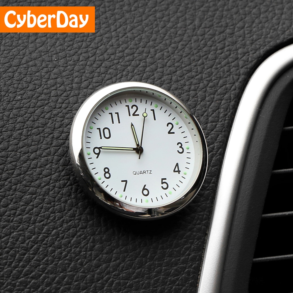Bil ornament bil klokke auto klokke biler interiør dekorasjon pinne-på klokke ornamenter tilbehør jul