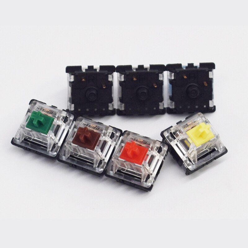 Gateron mx switch 5 pin Switches RGB SMD 5pin Axis Compatible for Cherry MX mechanical Keyboard diy Switches Black Red Brown Blu