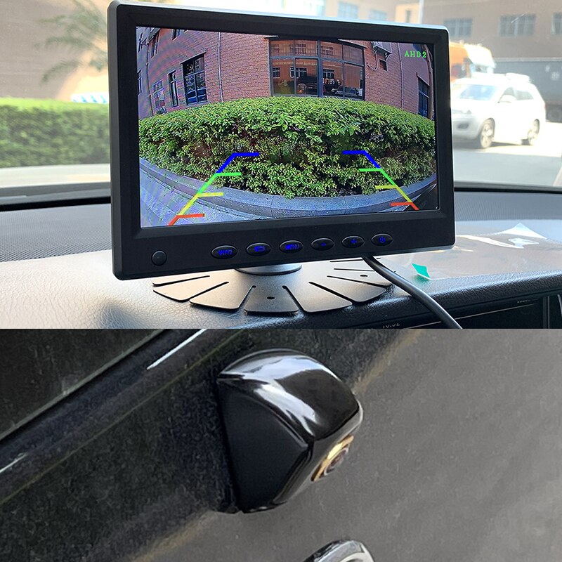 Greenyi Gouden Lens Hd 720/1080P Ondersteboven Installeren Voertuig Reverse Backup Parkeergelegenheid Camera Voor Android Dvd ahd Monitor